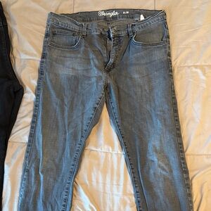 Wrangler Men's Slim Fit Gray Jeans 34x30